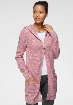 KangaROOS Kapuzenstrickjacke mit aufgesetzten Taschen und breiten Rippbündchen Marine-meliert, Rosa-meliert, Schwarz, Beige-meliert -KANGAROOS Verkäufe 0f3fb1f9 fbc4 5094 86ea 6205c4111139