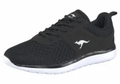 KangaROOS »Bumpy« Sneaker Schwarz, Altrosa