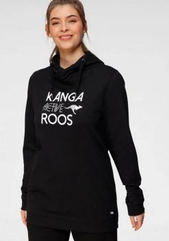 KangaROOS Sweatshirt Große Größen Schwarz, Aubergine, Petrol