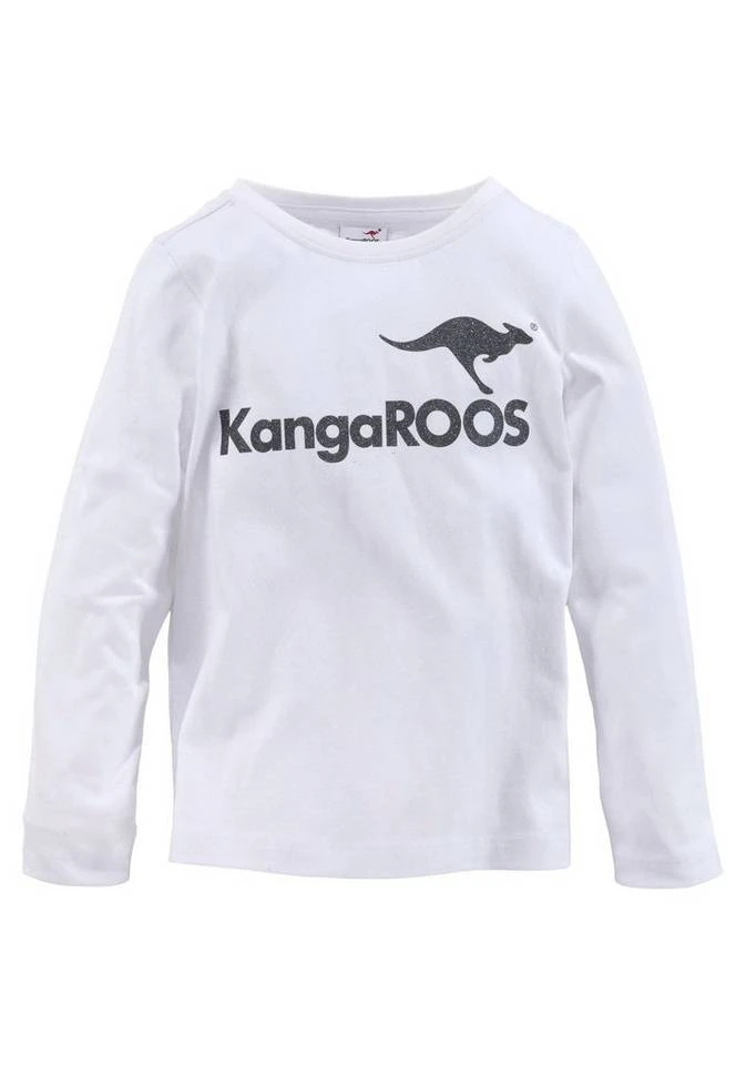 KangaROOS Langarmshirt (Packung, 2-tlg) mit Glitzerdruck 6 KangaROOS Langarmshirt (Packung, 2-tlg) mit Glitzerdruck – Bild 4