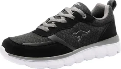 KangaROOS »KR Mild« Sneaker Grau-rosa, Schwarz-weiß