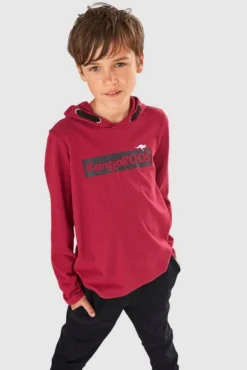 KangaROOS Kapuzenshirt »mit gefütterter Kapuze«