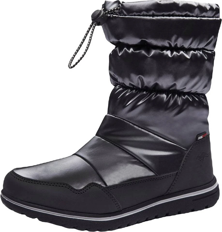 KangaROOS »K-Wowi Coll ROOSTEX« Winterstiefel Schwarz, Silberfarben 3 KangaROOS »K-Wowi Coll ROOSTEX« Winterstiefel Schwarz, Silberfarben – Bild 2