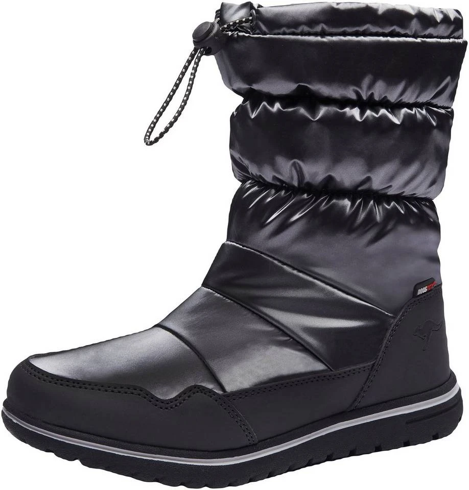 KangaROOS »K-Wowi Coll ROOSTEX« Winterstiefel Schwarz, Silberfarben 2 KangaROOS »K-Wowi Coll ROOSTEX« Winterstiefel Schwarz, Silberfarben