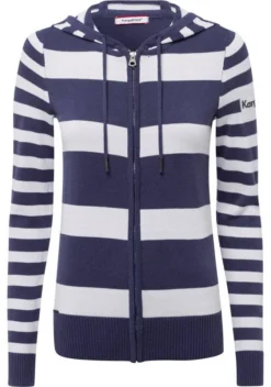 KangaROOS Kapuzenstrickjacke in trendigem Streifendesign Schwarz-weiß, Marine-reinweiß -KANGAROOS Verkäufe f5adf9bc 6234 5f4f af91 f41938cde40b