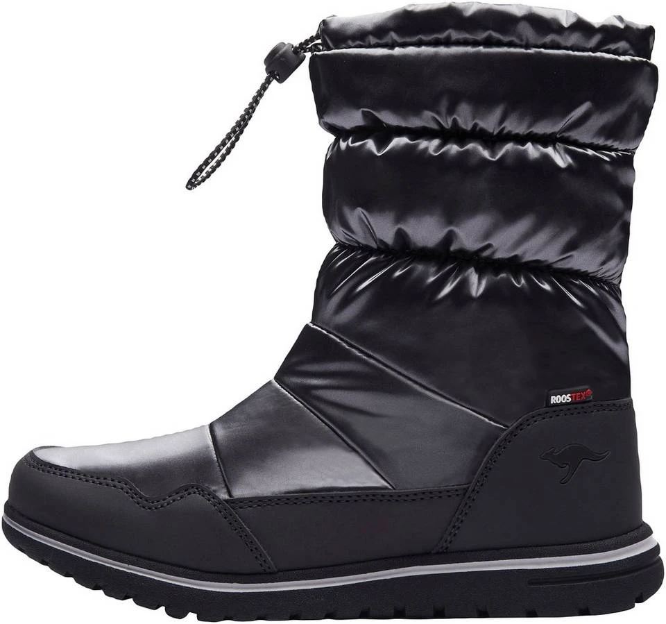 KangaROOS »K-Wowi Coll ROOSTEX« Winterstiefel Schwarz, Silberfarben 4 KangaROOS »K-Wowi Coll ROOSTEX« Winterstiefel Schwarz, Silberfarben – Bild 3